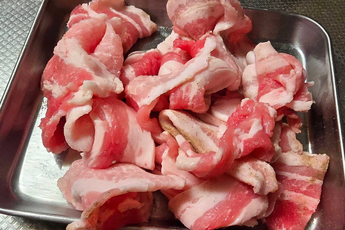 にら豚焼きそば・豚バラ