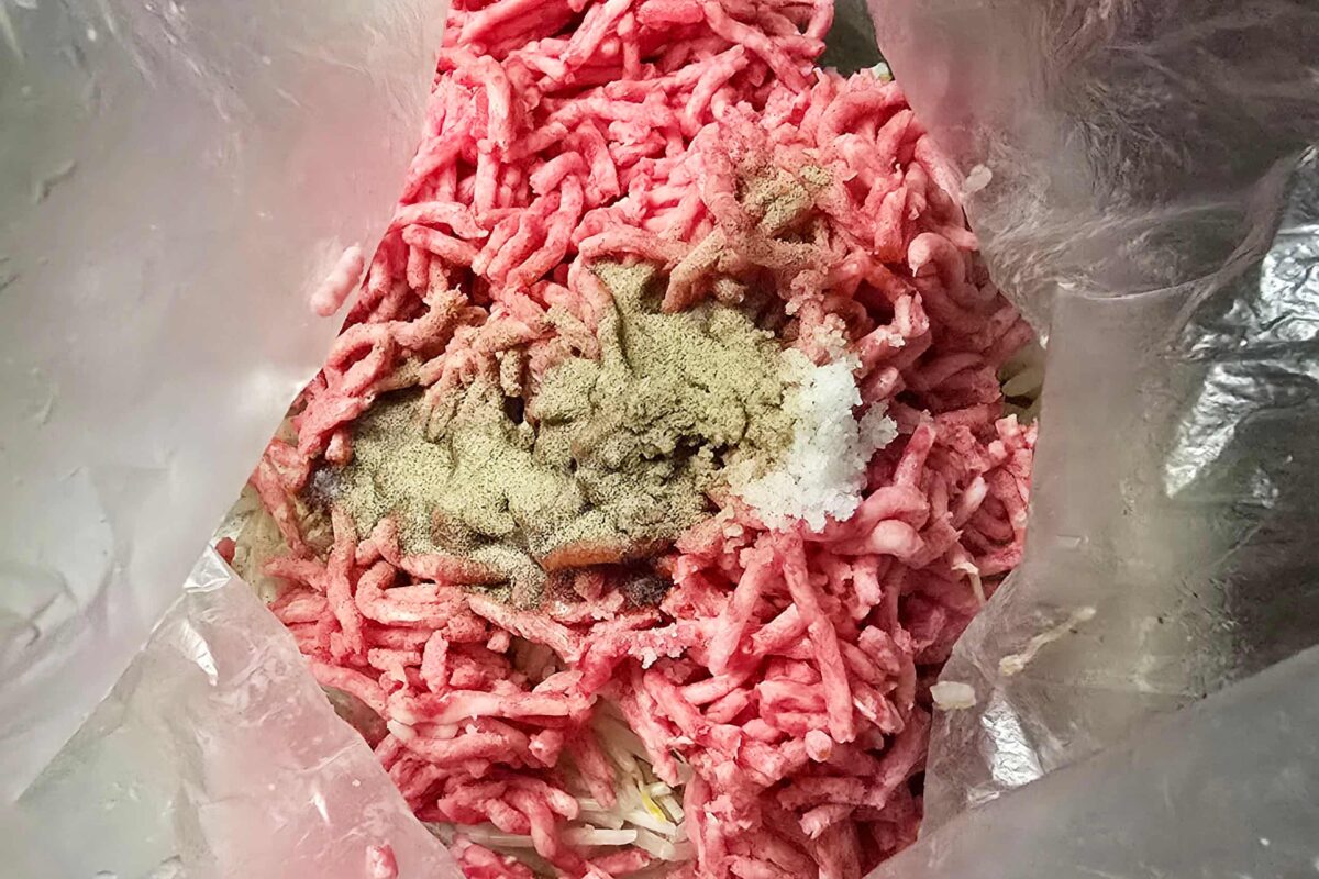 節約もやしバーグ・お肉