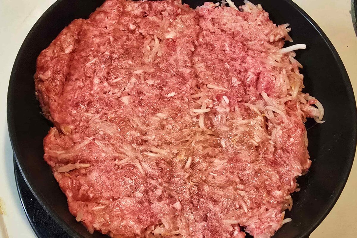 節約もやしバーグ・フライパン