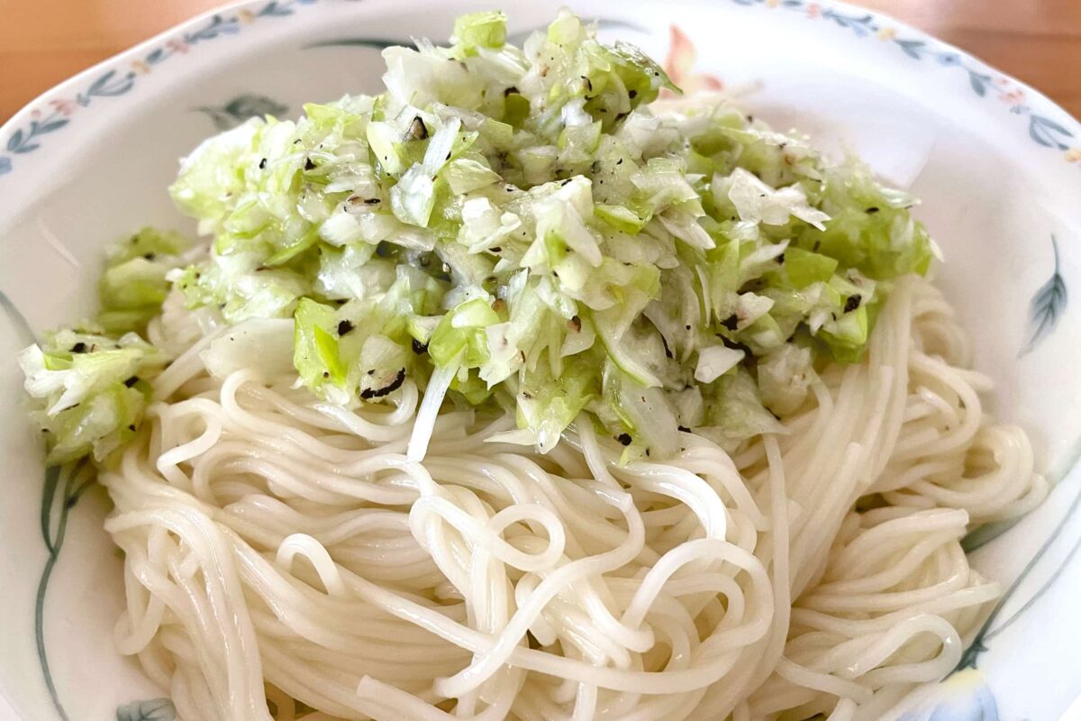 ネギ塩そうめん