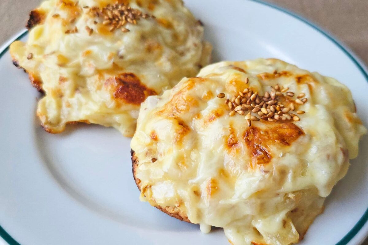 新玉チーズトースト