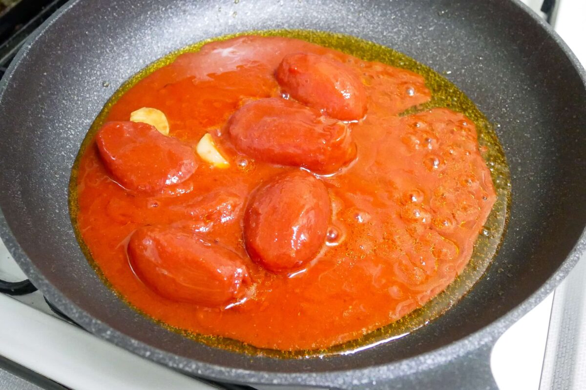 基本のトマトパスタ