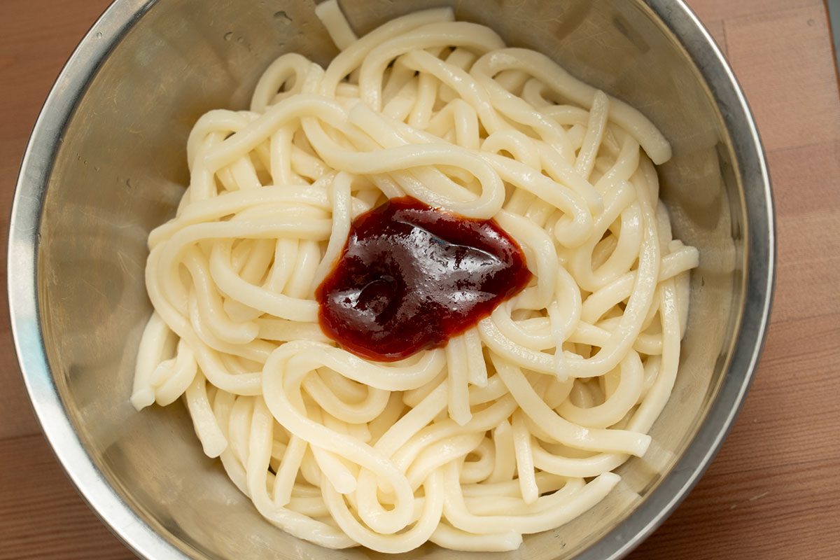 ビビン麺風うどん