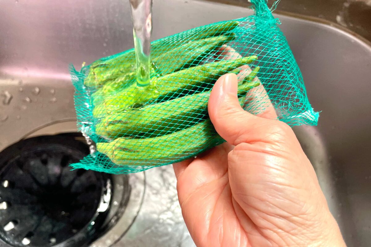 夏野菜のネバネバ冷製パスタ