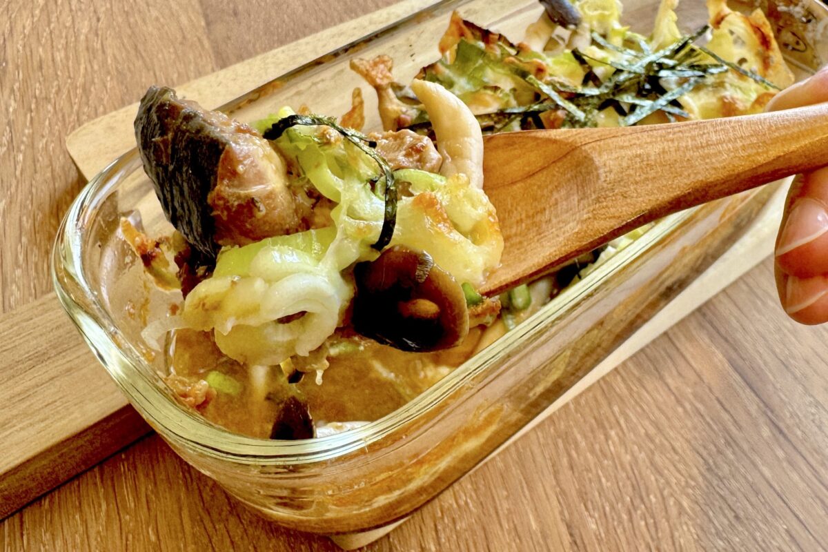 リュウジ　サバ缶でサバ味噌グラタン