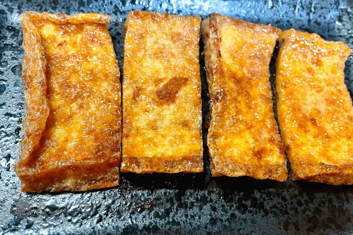 油揚げの生姜焼き