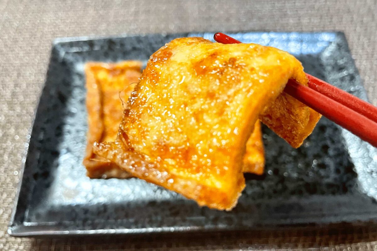 油揚げの生姜焼き