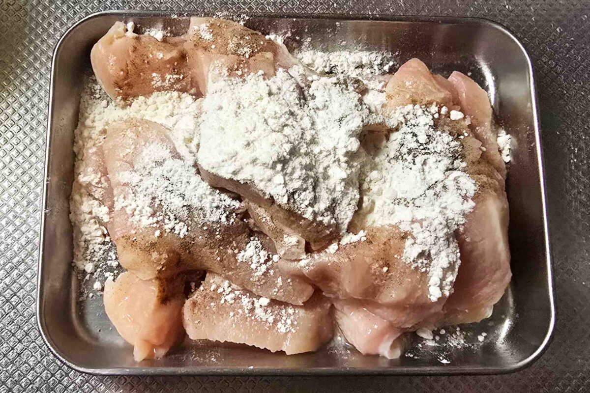 鶏むね肉のミルク煮・鶏むね肉