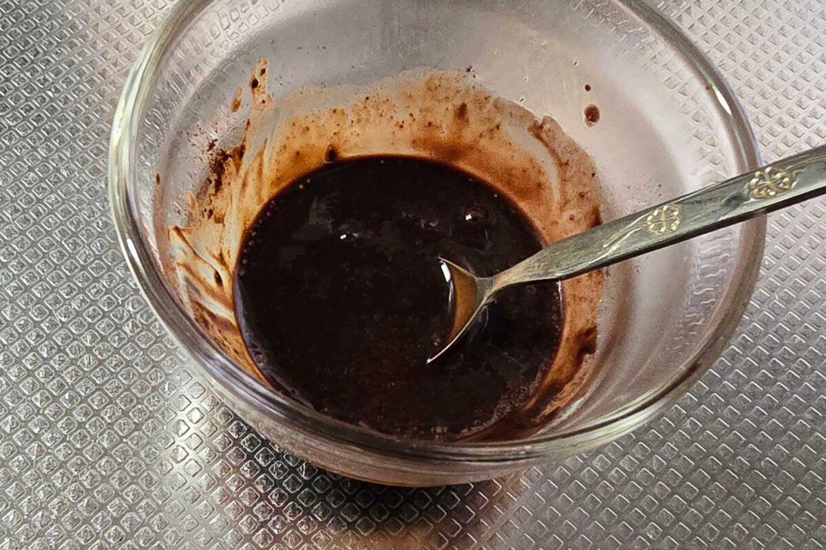 アイスココア・お湯