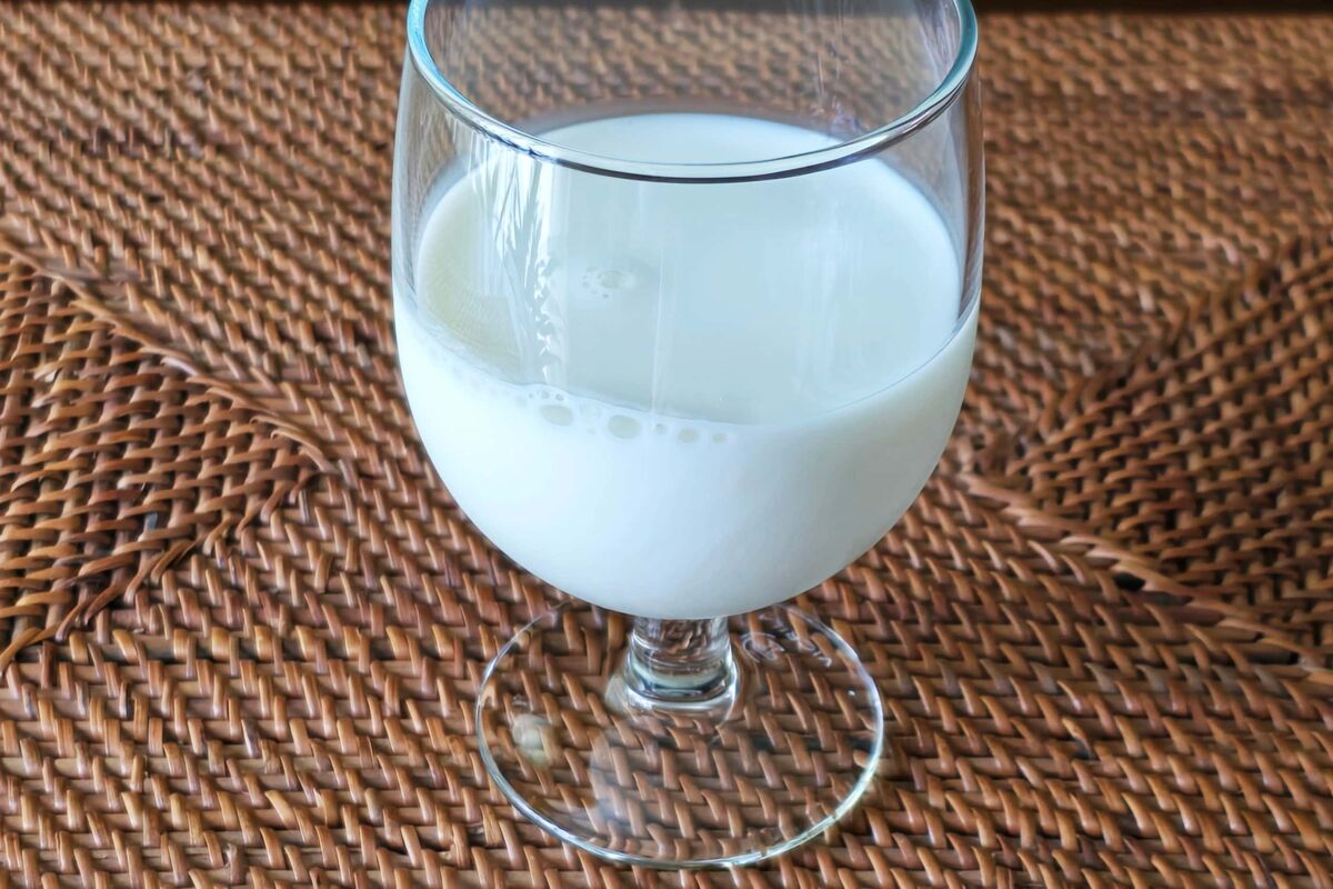 アイスココア・牛乳