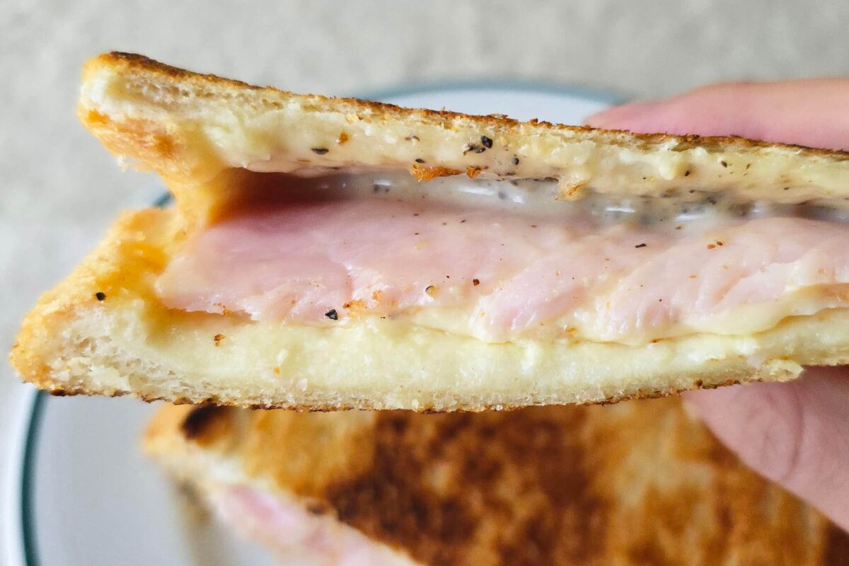 ハムチーズホットサンド・実食