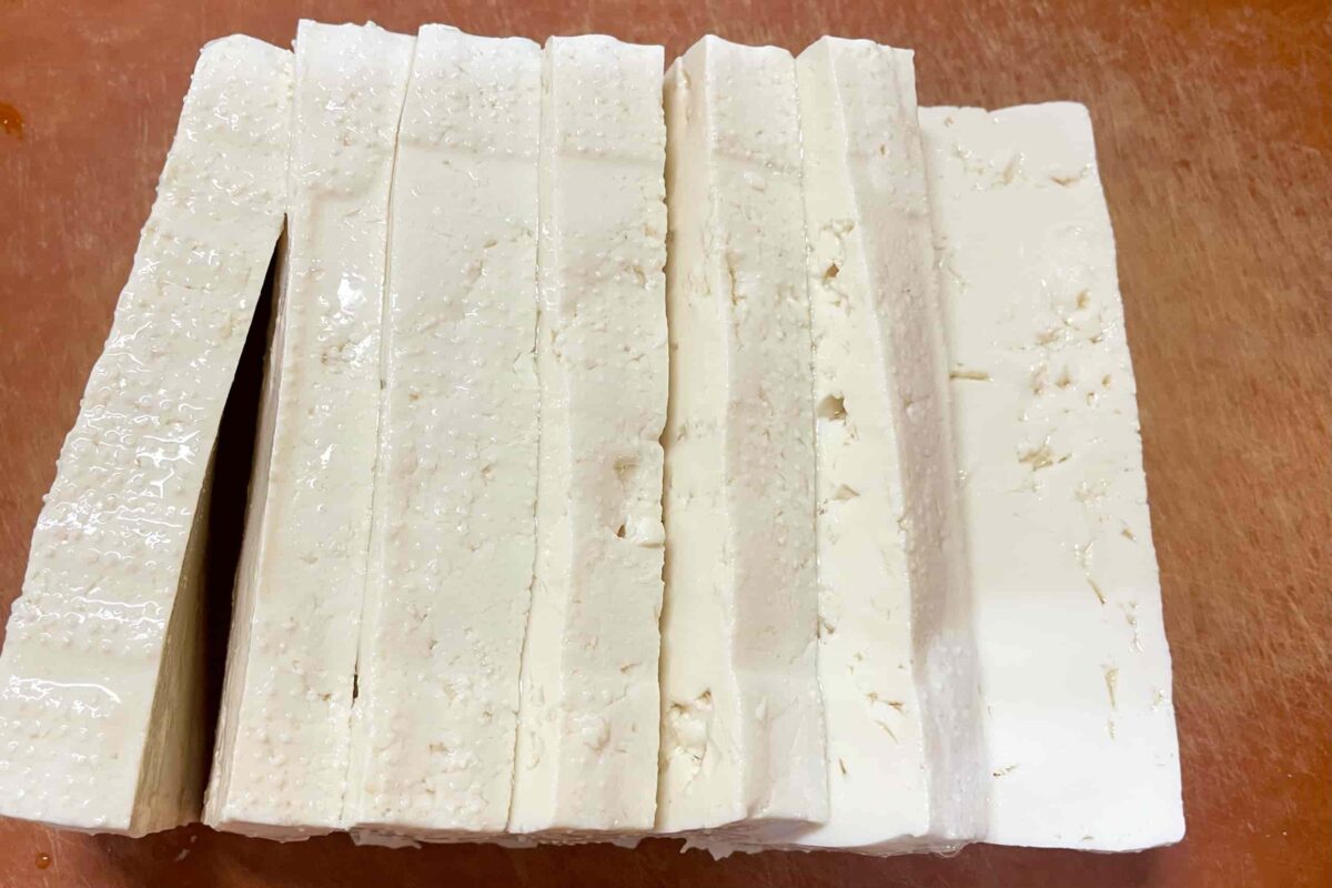 豆腐と小松菜の旨炒め