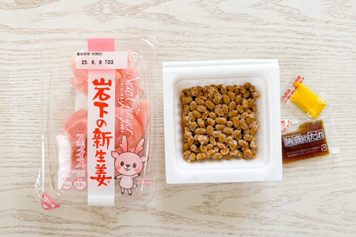 岩下の新生姜入納豆