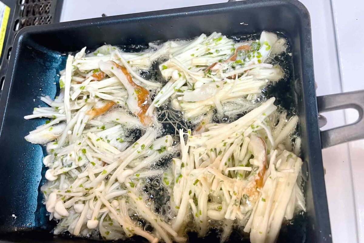 えのきとちくわのサクサク焼き