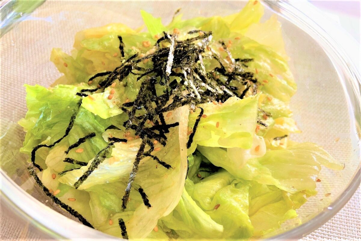 レタスの秒殺サラダ