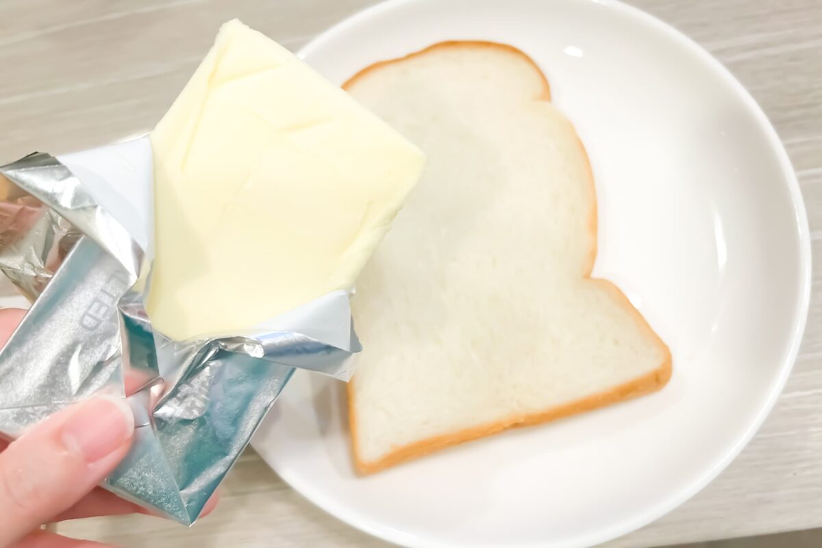 バターと食パン（あさイチ）