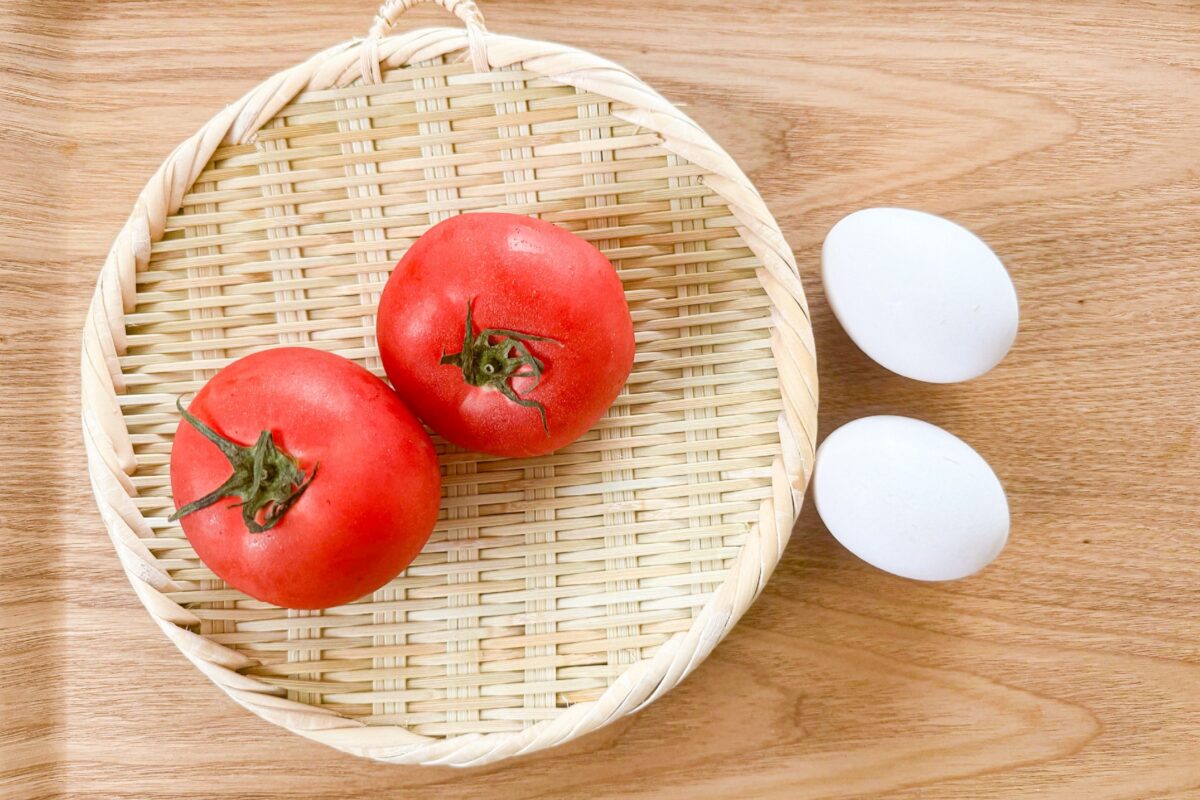 トマトとたまごの炒めもの