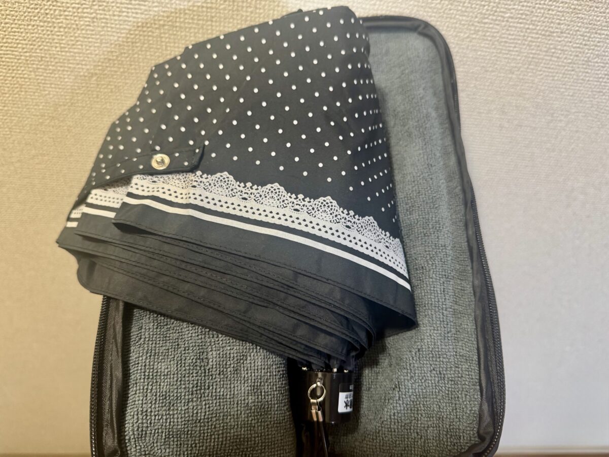 Solocross 傘カバー収納方法1