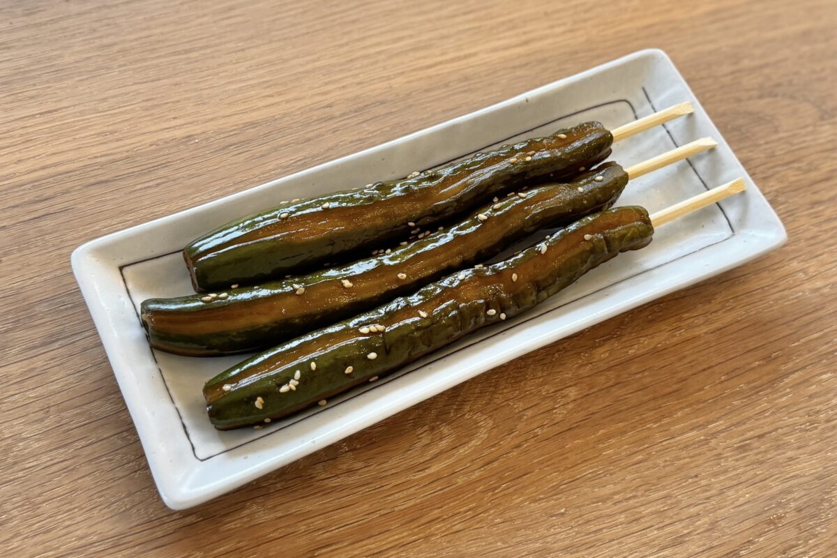 ひみつ基地。 きゅうり大量消費