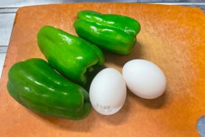 ピーマンと卵の炒め物