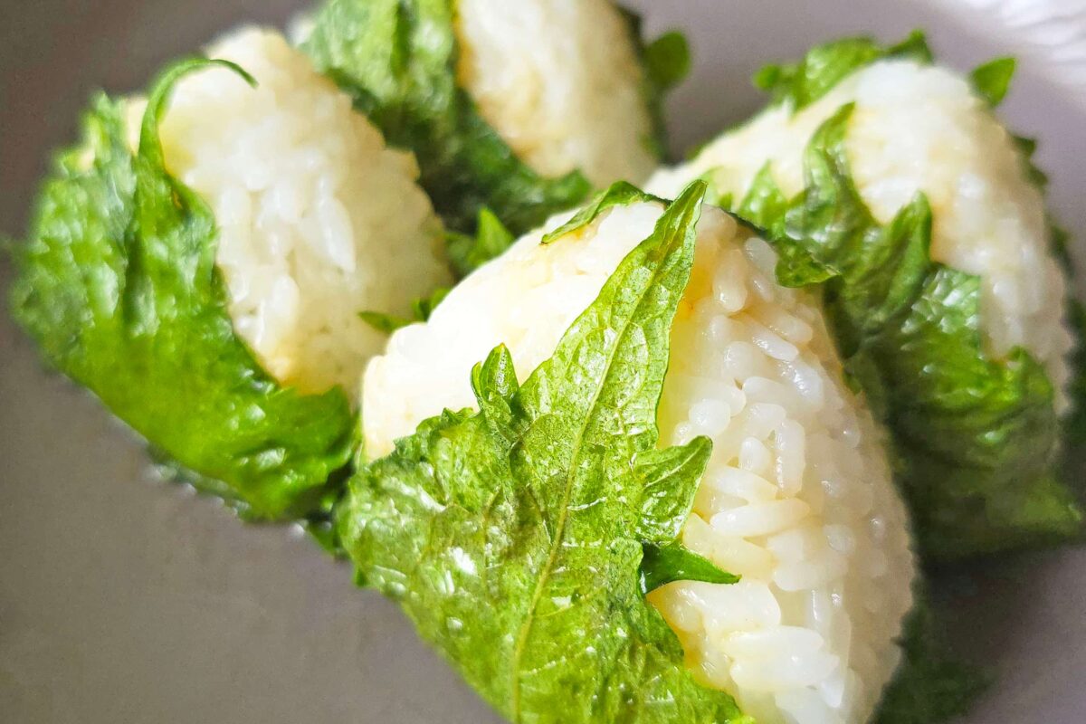 しょうゆづけ大葉おにぎり・実食