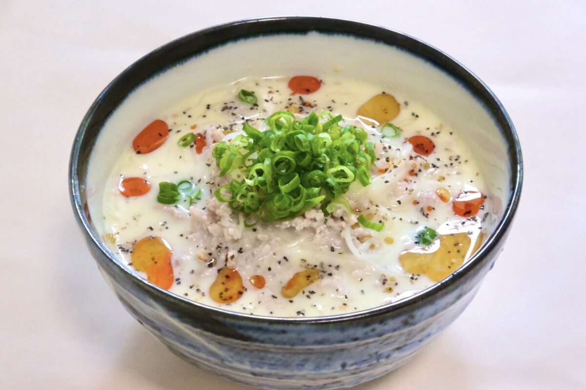 ソレダメ! 冷やし豆乳坦々そうめん