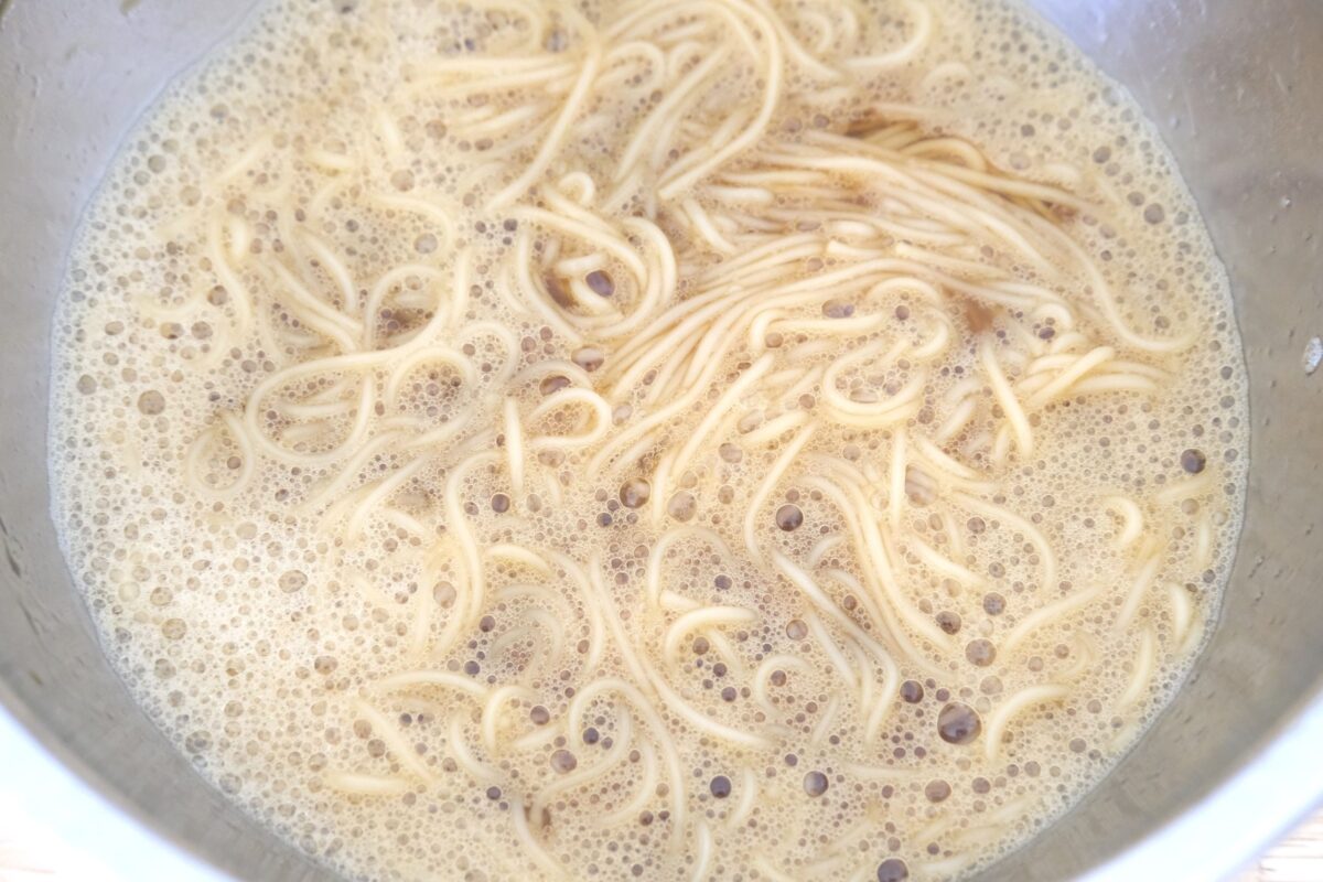家事ヤロウ ふわふわ卵かけそうめん