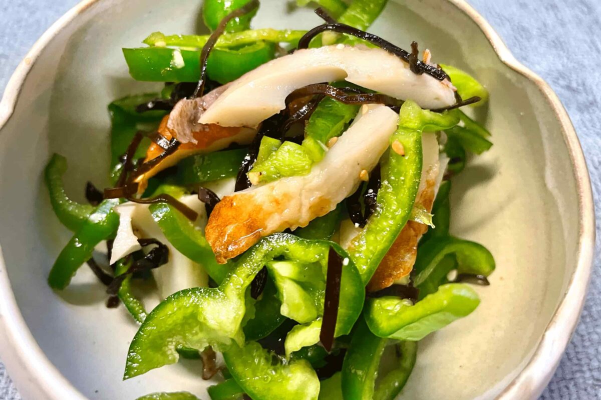 塩昆布ちくわピーマン