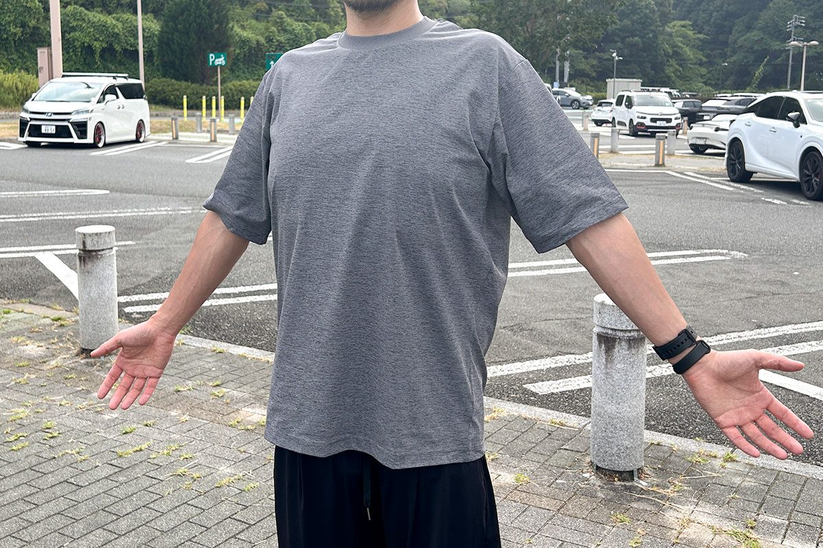 ワークマン・汗が染みても目立ちにくいTシャツ