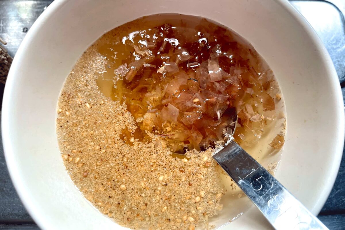 簡単冷や汁蕎麦