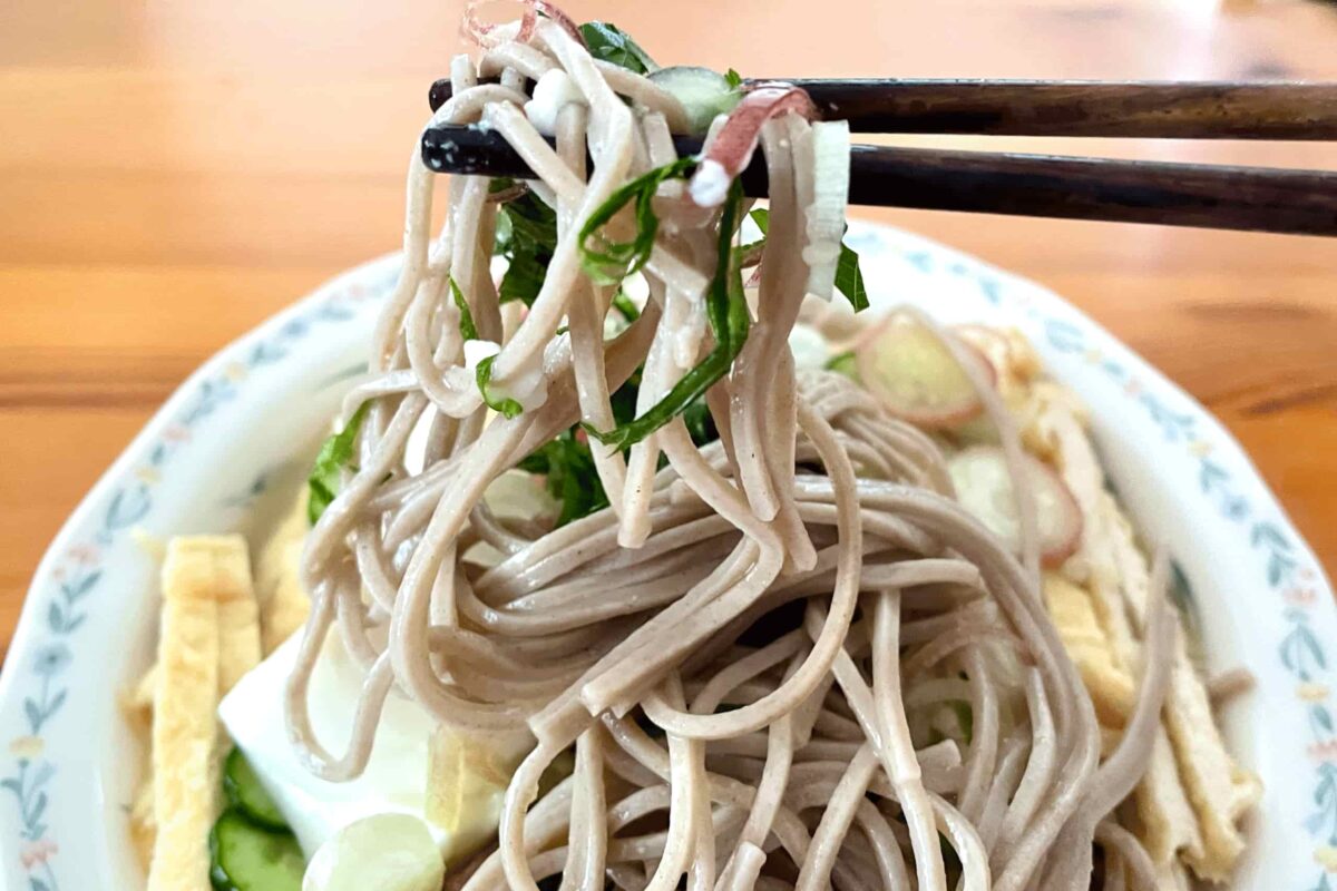簡単冷や汁蕎麦