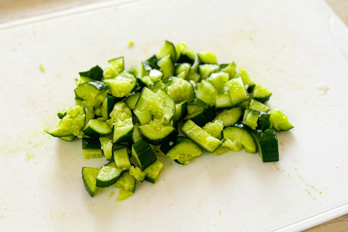 ピリ辛きゅうりダレのそうめん