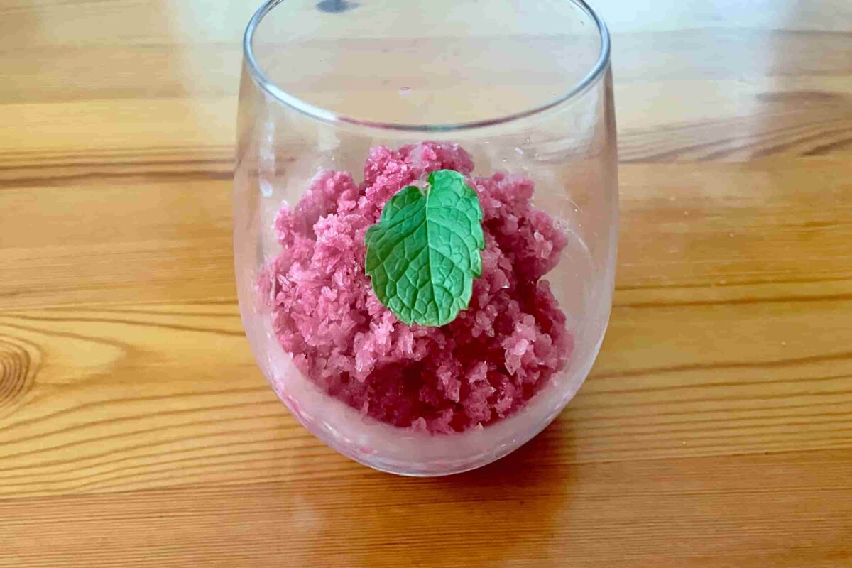 ベリーモヒートシャーベット