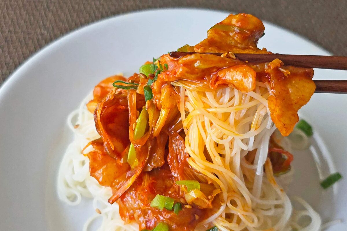 韓国風ぶっかけ素麺・実食