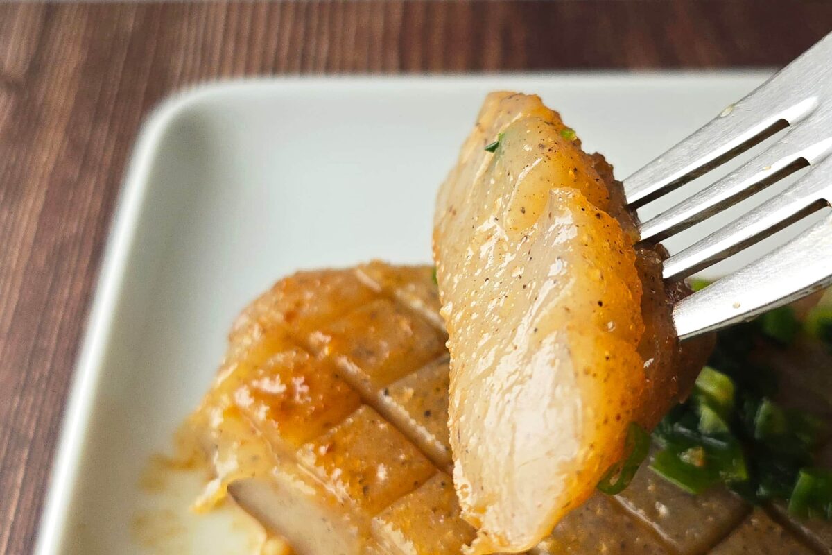 こんにゃくステーキ・実食