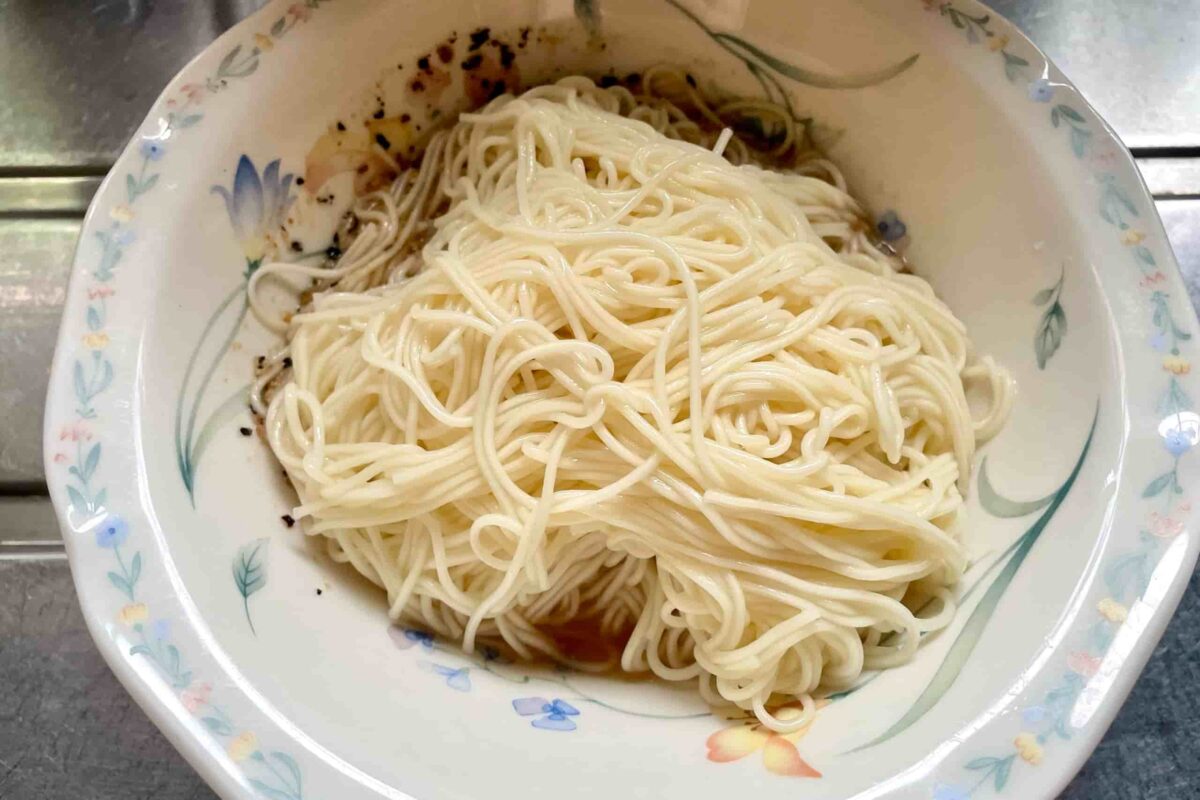 冷やし油そうめん