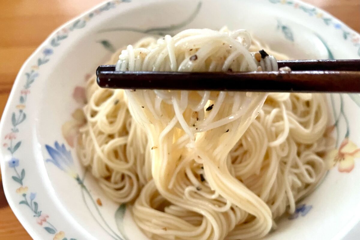 冷やし油そうめん