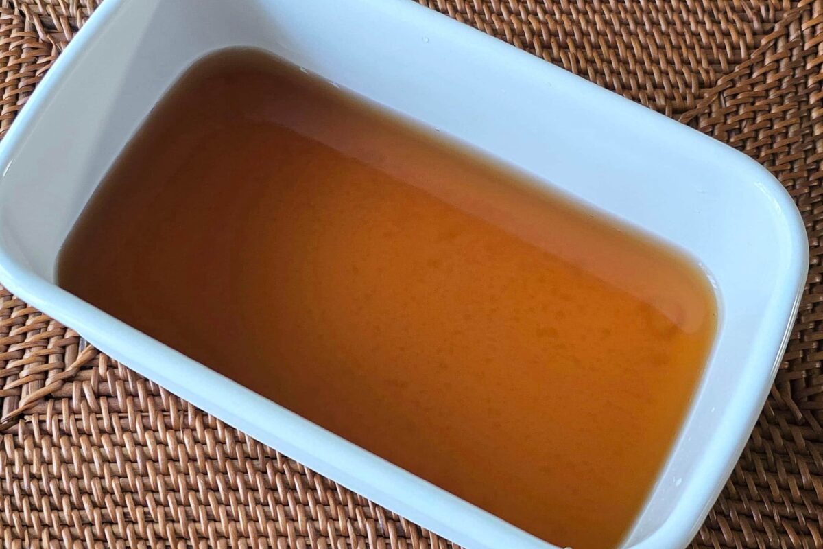 揚げないナスの揚げ浸し風・天つゆ