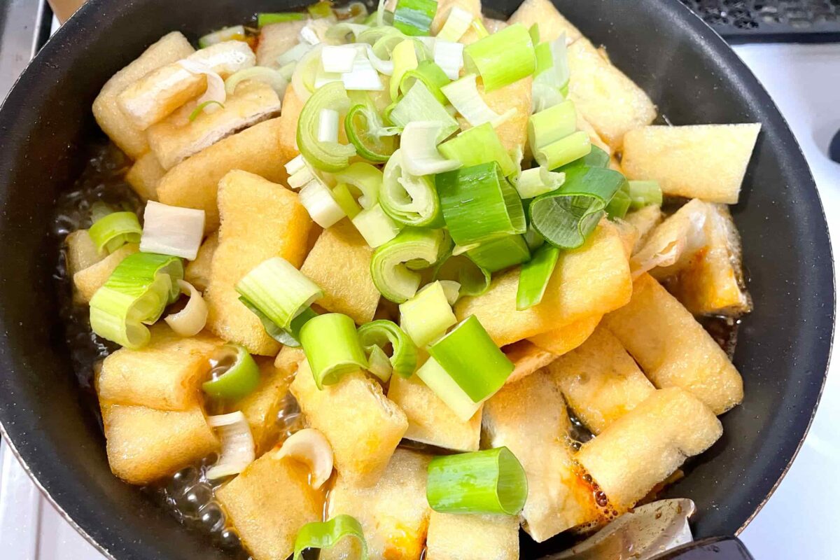 油揚げのピリ辛煮