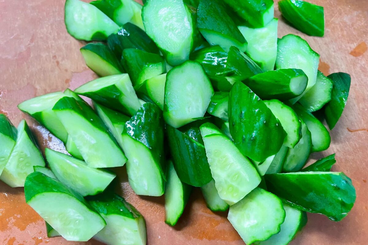 塩にんにくきゅうり漬け