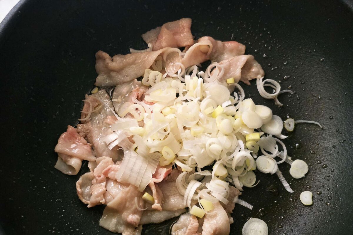 豚もやしつけ麺・ねぎ