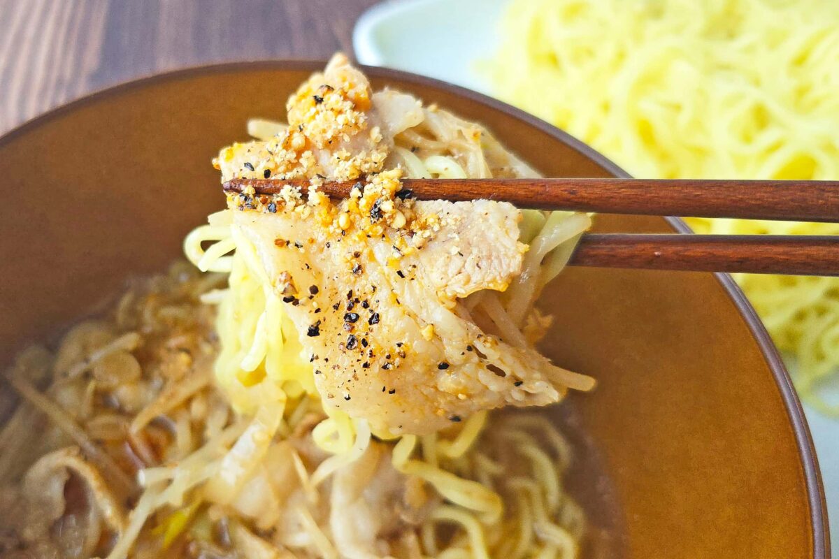 豚もやしつけ麺・実食