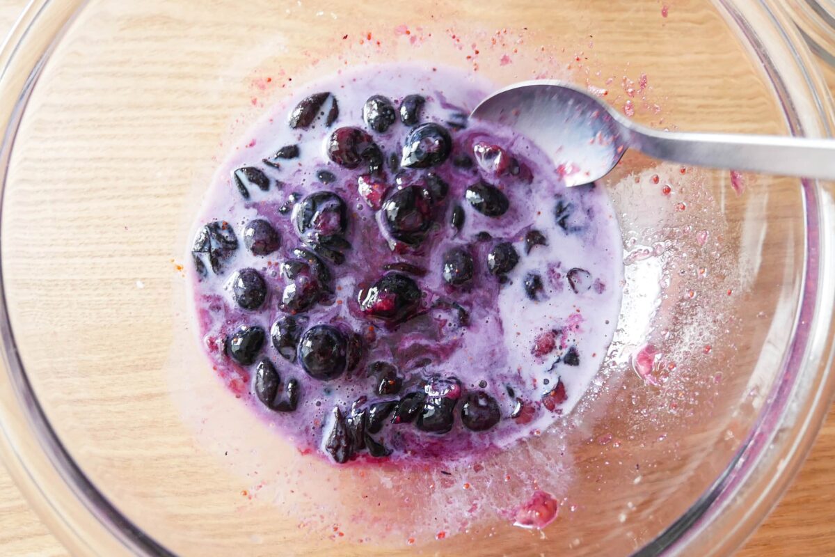 ブルーベリーアイス