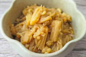 【えのき1袋が秒で消える】 調味料たった2つの「爆うま佃煮」がごはん泥棒すぎた