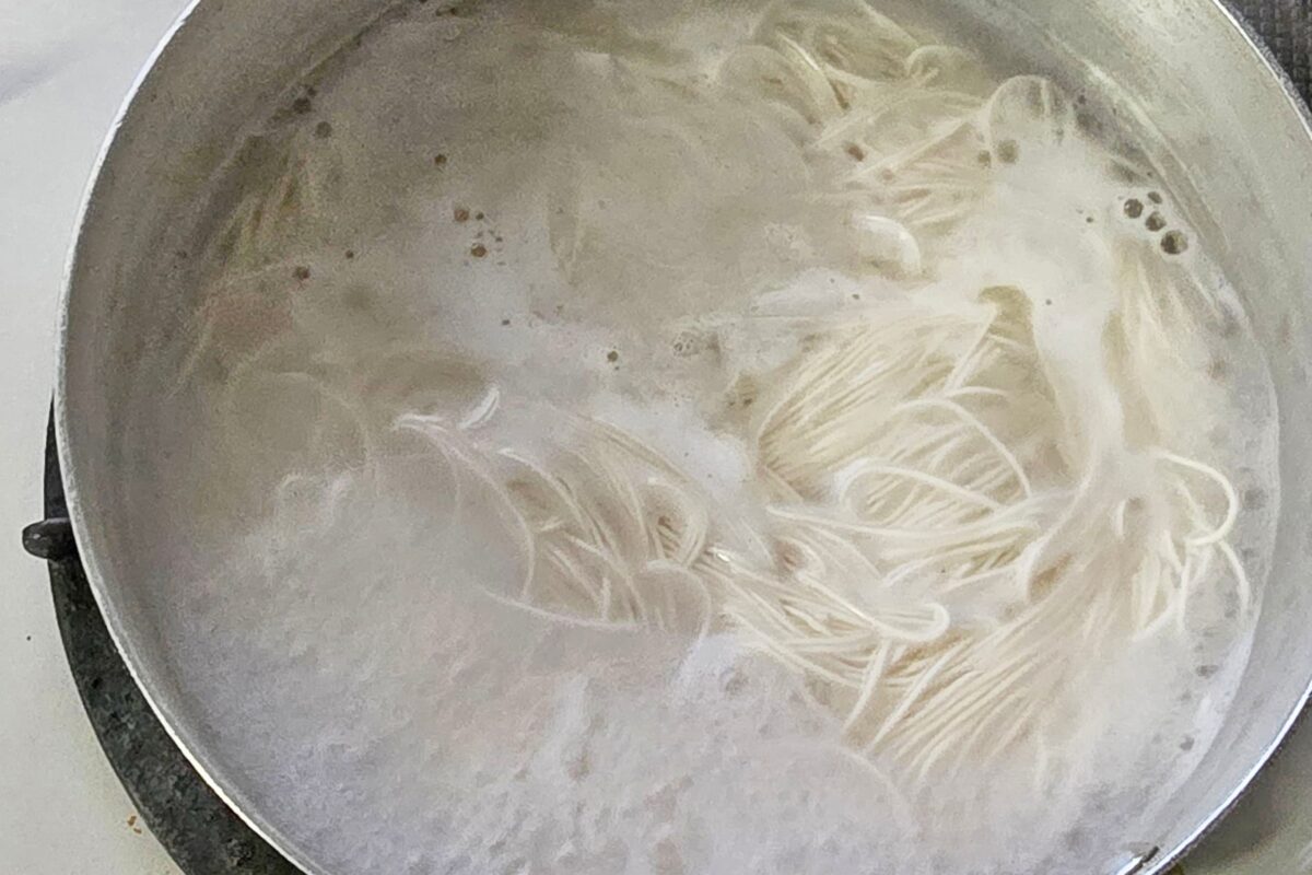 スタミナごま油そうめん・そうめん