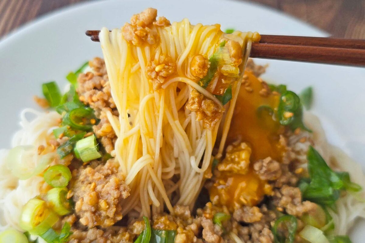 スタミナごま油そうめん・実食
