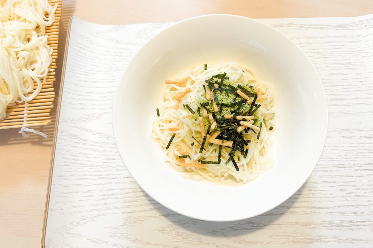 そうめん×お茶漬けのもと(あさイチ)