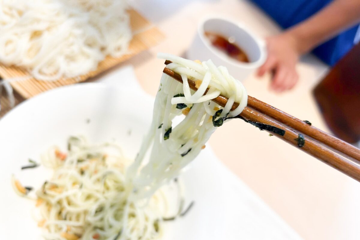 そうめん×お茶漬けのもと(あさイチ)