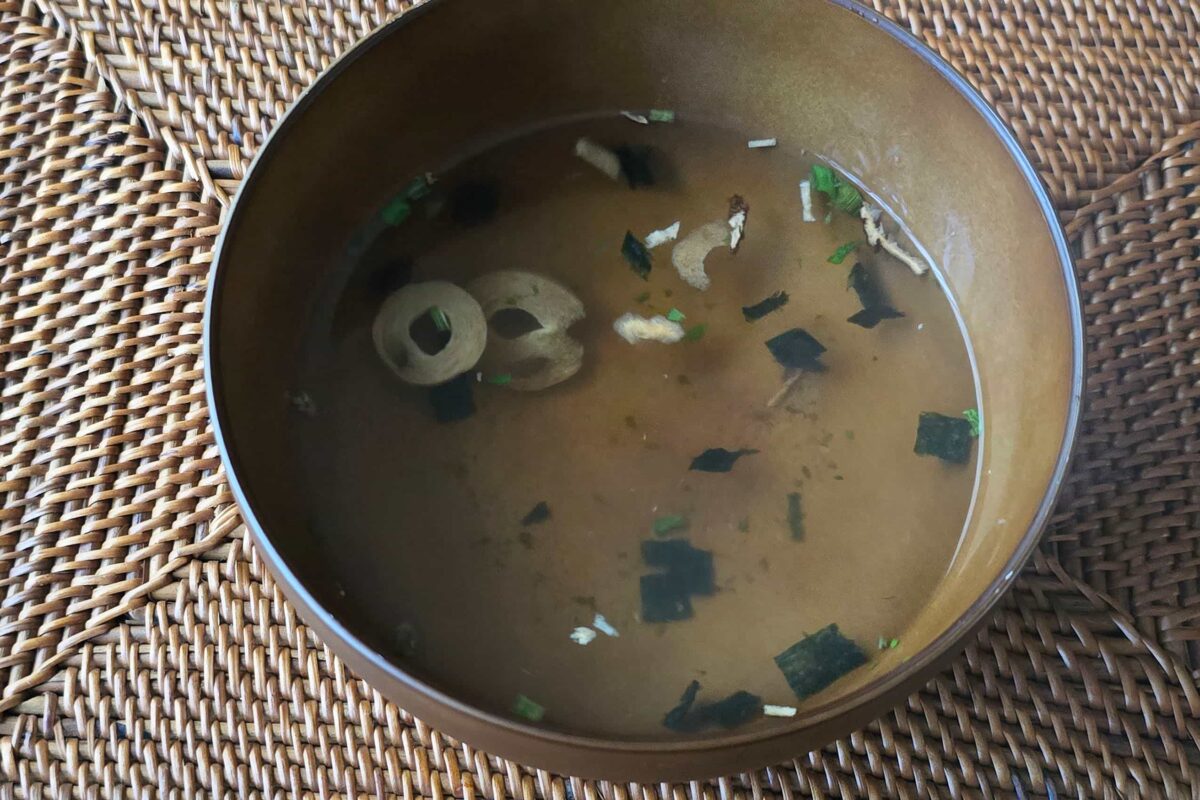肉そうめん・お湯