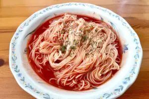 「トマトそうめん」はジュースと“コレ”で激ウマ　完熟トマトみたいな濃厚さに驚き
